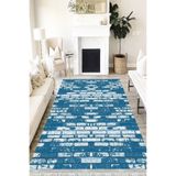 Motto Hali Stone Eko Punto Kaymaz Dot Tabanlı Yıkanabilir Antibakteriyel Dijital Baskı Halı Yolluk, ST-1046D-EKOPNT-160X230