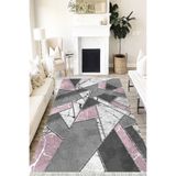 Motto Hali Stone Eko Punto Kaymaz Dot Tabanlı Yıkanabilir Antibakteriyel Dijital Baskı Halı Yolluk, ST-1074C-EKOPNT-120X180
