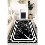 Motto Hali Stone Perla Soft Kaymaz Tabanlı Yıkanabilir Antibakteriyel Dijital Baskı Halı Yolluk, ST-1001C-PRL-80X300
