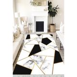 Motto Hali Stone Perla Soft Kaymaz Tabanlı Yıkanabilir Antibakteriyel Dijital Baskı Halı Yolluk, ST-1009C-PRL-80X300