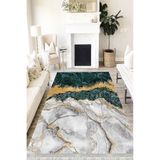Motto Hali Stone Perla Soft Kaymaz Tabanlı Yıkanabilir Antibakteriyel Dijital Baskı Halı Yolluk, ST-1025I-PRL-80X300
