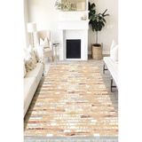 Motto Hali Stone Perla Soft Kaymaz Tabanlı Yıkanabilir Antibakteriyel Dijital Baskı Halı Yolluk, ST-1041A-PRL-100X200