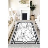 Motto Hali Stone Perla Soft Kaymaz Tabanlı Yıkanabilir Antibakteriyel Dijital Baskı Halı Yolluk, ST-1063A-PRL-100X200