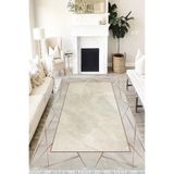 Motto Hali Stone Perla Soft Kaymaz Tabanlı Yıkanabilir Antibakteriyel Dijital Baskı Halı Yolluk, ST-1081A-PRL-200X300