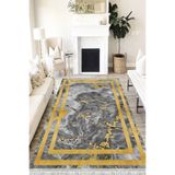 Motto Hali Stone Perla Soft Kaymaz Tabanlı Yıkanabilir Antibakteriyel Dijital Baskı Halı Yolluk, ST-1084A-PRL-100X200