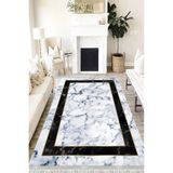Motto Hali Stone Punto Kaymaz Dot Tabanlı Yıkanabilir Antibakteriyel Dijital Baskı Halı Yolluk, ST-1004A-PNT-200X300