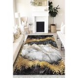 Motto Hali Stone Punto Kaymaz Dot Tabanlı Yıkanabilir Antibakteriyel Dijital Baskı Halı Yolluk, ST-1025G-PNT-80X300