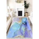 Motto Hali Stone Punto Kaymaz Dot Tabanlı Yıkanabilir Antibakteriyel Dijital Baskı Halı Yolluk, ST-1027A-PNT-80X300