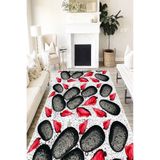 Motto Hali Stone Punto Kaymaz Dot Tabanlı Yıkanabilir Antibakteriyel Dijital Baskı Halı Yolluk, ST-1043A-PNT-120X180