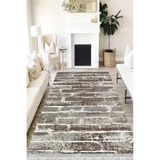 Motto Hali Stone Punto Kaymaz Dot Tabanlı Yıkanabilir Antibakteriyel Dijital Baskı Halı Yolluk, ST-1045A-PNT-200X300