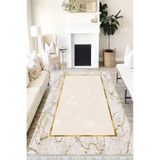 Motto Hali Stone Punto Kaymaz Dot Tabanlı Yıkanabilir Antibakteriyel Dijital Baskı Halı Yolluk, ST-1067A-PNT-100X200