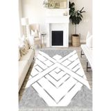 Motto Hali Stone Punto Kaymaz Dot Tabanlı Yıkanabilir Halı Yolluk, ST-1008D-PNT-120X180