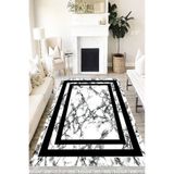 Motto Hali Stone Verona Kaymaz Deri Tabanlı Yıkanabilir Antibakteriyel Dijital Baskı Halı Yolluk, ST-1003A-VRN-200X300