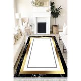 Motto Hali Stone Verona Kaymaz Deri Tabanlı Yıkanabilir Antibakteriyel Dijital Baskı Halı Yolluk, ST-1006A-VRN-80X300