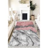 Motto Hali Stone Verona Kaymaz Deri Tabanlı Yıkanabilir Antibakteriyel Dijital Baskı Halı Yolluk, ST-1025B-VRN-160X230