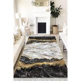 Motto Hali Stone Verona Kaymaz Deri Tabanlı Yıkanabilir Antibakteriyel Dijital Baskı Halı Yolluk, ST-1025G-VRN-120X180