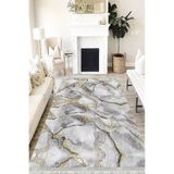 Motto Hali Stone Verona Kaymaz Deri Tabanlı Yıkanabilir Antibakteriyel Dijital Baskı Halı Yolluk, ST-1025L-VRN-100X200