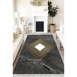 Motto Hali Stone Verona Kaymaz Deri Tabanlı Yıkanabilir Antibakteriyel Dijital Baskı Halı Yolluk, ST-1038A-VRN-80X300