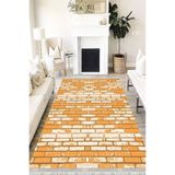 Motto Hali Stone Verona Kaymaz Deri Tabanlı Yıkanabilir Antibakteriyel Dijital Baskı Halı Yolluk, ST-1046C-VRN-160X230