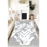 Motto Hali Stone Westa Kaymaz Tabanlı Yıkanabilir Antibakteriyel Dijital Baskı Halı Yolluk, ST-1008E-WST-200X300