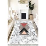 Motto Hali Stone Westa Kaymaz Tabanlı Yıkanabilir Antibakteriyel Dijital Baskı Halı Yolluk, ST-1013A-WST-120X180