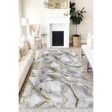 Motto Hali Stone Westa Kaymaz Tabanlı Yıkanabilir Antibakteriyel Dijital Baskı Halı Yolluk, ST-1025L-WST-120X180