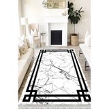 Motto Hali Stone Westa Kaymaz Tabanlı Yıkanabilir Antibakteriyel Dijital Baskı Halı Yolluk, ST-1055C-WST-80X300