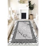 Motto Hali Stone Westa Kaymaz Tabanlı Yıkanabilir Antibakteriyel Dijital Baskı Halı Yolluk, ST-1072B-WST-160X230