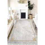 Motto Hali Stone Westa Kaymaz Tabanlı Yıkanabilir Antibakteriyel Dijital Baskı Halı Yolluk, ST-1086A-WST-200X300