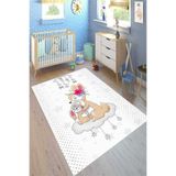 Motto Hali Verona Kaymaz Deri Tabanlı Yıkanabilir Antibakteriyel Dijital Baskı Çocuk Halısı, CK-10003A-VRN-200X300