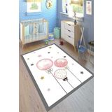 Motto Hali Verona Kaymaz Deri Tabanlı Yıkanabilir Antibakteriyel Dijital Baskı Çocuk Halısı, CK-10034A-VRN-200X300