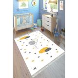 Motto Hali Verona Kaymaz Deri Tabanlı Yıkanabilir Antibakteriyel Dijital Baskı Çocuk Halısı, CK-10111A-VRN-200X300