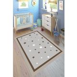 Motto Hali Verona Kaymaz Deri Tabanlı Yıkanabilir Antibakteriyel Dijital Baskı Çocuk Halısı, CK-10159A-VRN-200X300