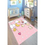 Motto Hali Verona Kaymaz Deri Tabanlı Yıkanabilir Antibakteriyel Dijital Baskı Çocuk Halısı, CK-10181B-VRN-200X300