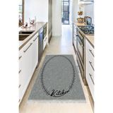 Motto Hali Verona Kaymaz Deri Tabanlı Yıkanabilir Antibakteriyel Dijital Baskı Mutfak Halısı, MK-9044A-VRN-200X300