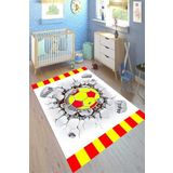 Motto Hali Westa Kaymaz Tabanlı Yıkanabilir Antibakteriyel Dijital Baskı Çocuk Halısı, CK-10016A-WST-120X180