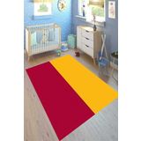Motto Hali Westa Kaymaz Tabanlı Yıkanabilir Antibakteriyel Dijital Baskı Çocuk Halısı, CK-10018A-WST-120X180