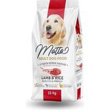 Motto Kuzu Etli Ve Pirinçli Yetişkin Köpek Maması 15 KG
