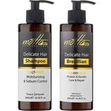 Motto Plus 2'li Brezilya Fönü Şampuan + Keratin 400 ML Bakım Seti