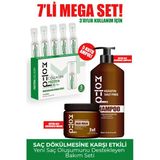 Motto Plus Professional 7'li MEGA SET Dökülme Önleyici ve Saç Oluşumunu Destekleyen Şok Bakım Seti