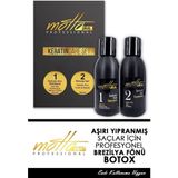 Motto Plus Professional Brezilya Fönü Saç Düzleştirici Keratini 2'li Mucizevi Saç Bakım Seti (100 ml Keratin - 100 ml Şampuan)