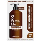 Motto Plus Professional Motto Plus Tuzsuz Keratin Şampuanı 1000 ml Arındırıcı Etki ile Aşırı Yıpranmış Saçlar İçin