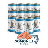 Motto Somonlu Yetişkin Kedi Konserve Mama 400 Gr. x 12 Adet