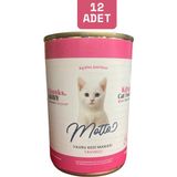 Motto Tavuk Etli Gravy Yavru Kedi Konserve Mama 400 Gr. - 12 Adet