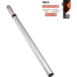 Motto Ticaret 2mt x 60CM Alüminyum Gümüş Tezgah Üstü Folyo Sticker - Duvar Kağıt Kendinden Yapışkanlı - - 10x20 - Çok Renkli