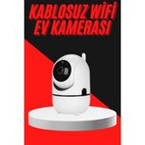 Motto Ticaret Baby Kamera Kablosuz 720P Beyaz 360 Derece Wifi Kamera Full Hd 1080P