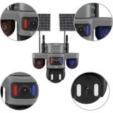 Motto Ticaret Güneş Enerjili Arıcı Kamerası 4g Sım Kartlı 9mp 3 Lens Yayla Güvenlik Kamerası 2 Yıl Garant - Renkli