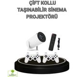 Motto Ticaret Mey Ithalat® Bluetooth 5.0 ve Wi-Fi 6 Akıllı 4K Projeksiyon