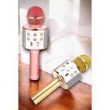 Motto Ticaret Mey Ithalat® Kablosuz Bluetooth Karaoke Mikrofon USB ve Aux Girişli, Yüksek Ses Kalitesi - Renkli