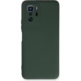 Motto Ticaret Newface Xiaomi Poco X3 Gt Kılıf Nano Içi Kadife Silikon - Koyu Yeşil - Çok Renkli